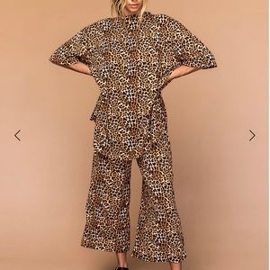 Dressed in LaLa Original LEX Playsuit - NWT Leopard Matching Set